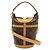 Borsa da viaggio Monogram Louis Vuitton Marrone
