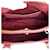 Bolsa tote de couro com logo triangular Prada Rosa - vista 10
