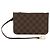 Pochette Neverfull Damier Louis Vuitton Marrone