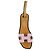 Charm Vache Hunter Epsom Nano Oran di Hermès Rosa - vista 2