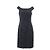 Christian Dior Blumen Spitzenkleid Blau Marineblau