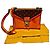 Louis Vuitton Monogramm Biface Umhängetasche Braun