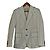 Blazer Gucci Estilo Militar de Algodón Blanco