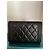 Cartera Chanel Boy Plateada Negro - vista 3