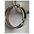 Orecchini Hermès Olympe Neri in Acciaio Nero Silver hardware - vista 7