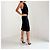 Vestido midi de seda con cadena Tom Ford negro - vista 4