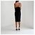 Vestido midi de seda con cadena Tom Ford negro - vista 5