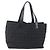 CHANEL Nuova Borsa Tote da Viaggio Nylon Nera CC Auth BA6319 Nero