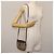 Gucci Borsa a Spalla GG Supreme PVC Beige Oro 904 02 020 Auth 143309 D'oro - vista 22