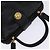 Céline Borsa a mano CELINE in pelle 2 in 1 nera e oro Auth 142840 Nero D'oro - vista 6