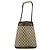Gucci Borsa a Spalla GG Supreme PVC Beige Oro Auth 143238 D'oro - vista 3