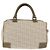Céline CELINE C Macadam Canvas Handtasche Beige Silber Auth BA6265 - Ansicht 13
