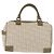 Céline CELINE C Macadam Canvas Handtasche Beige Silber Auth BA6265 - Ansicht 2