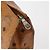 MCM Logogram Vicetos Bolso Clutch de Cuero PVC Marrón Dorado Auth am9102 - vista 12