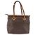 Céline Sac à main en toile Macadam CELINE en cuir PVC marron doré Auth 142839 - vue 2