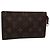 LOUIS VUITTON Monogram Bucket PM Accessory Pouch LV Auth 143278