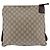 Borsa a spalla GG Supreme in PVC beige e argento di GUCCI 141626 Auth 144131 - vista 3