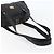 Bolsa de Ombro MCM Vicetos Logogram em Couro PVC Preto e Dourado Auth hk3093 - vista 7