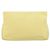Borsa a mano in pelle Jimmy Choo Studs Clutch gialla argento Auth BA6189 Giallo - vista 2