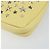 Borsa a mano in pelle Jimmy Choo Studs Clutch gialla argento Auth BA6189 Giallo - vista 7