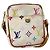 LOUIS VUITTON Monogram Multicolor Lift Schultertasche Weiß M40055 LV Auth 143960