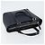 BURBERRY Hand Bag Leather Navy Silver Auth BA6227 Silvery Navy blue - view 6