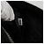 PRADA Bolso de Mano Saffiano Nylon Negro Plata Auth am9108V - vista 12