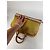 Triomphe Céline Borsa da viaggio weekender in monogramma Macadam di Celine Paris vintage marrone giallo Bianco - vista 15