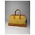 Triomphe Céline Borsa da viaggio weekender in monogramma Macadam di Celine Paris vintage marrone giallo Bianco - vista 6