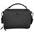 Borsa a tracolla media Brique in Saffiano nero di Prada - vista 7