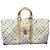 Keepall Louis Vuitton Murakami Kollektion Reisehandtasche weiß Leder