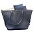Louis Vuitton Neverfull MM Borsa in Pelle Blu Navy