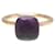 Pomellato Noodling Amethyst Pink Gold Band Ring Golden  ref.2540438