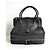 Borsa da medico in pelle nera con zip Prada Autunno 2000 Nero