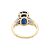 Autre Marque Saphirring 5,86 ct, Gelbgold, Platin, Diamanten. - Ansicht 3