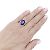 Autre Marque Saphirring 5,86 ct, Gelbgold, Platin, Diamanten. - Ansicht 6
