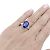 Autre Marque Saphirring 5,86 ct, Gelbgold, Platin, Diamanten. - Ansicht 7