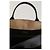 Longchamp Borsa a spalla Roseau in pelle nera - vista 5
