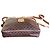 Borsa a tracolla Céline Macadam Marrone Pelle - vista 3