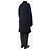 Jil Sander Langarm-Rippstrick-Cardigan in Marineblau - Größe UK 10 - Ansicht 2