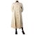 Masscob Hemdblusenkleid aus neutralem Leinenmix - Größe UK 10