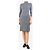 Sportmax Grey mock-neck midi dress - size UK 8 - view 3