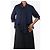Autre Marque Blusa de seda azul marino - talla M - vista 3