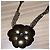 Collana lunga Louis Vuitton fiori in rame e ottone Bronzo - vista 2