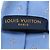 Cravatta in seta blu chiaro Louis Vuitton - vista 7