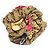 Coletero Trochoux de Seda Louis Vuitton Castaño