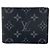 Slender Wallet Monogram Eclipse von Louis Vuitton Braun Schwarz