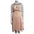 Jenny Packham Vestido de seda embellecido a mano en un suave rosa