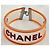 Coco Crush Bracciale Chanel CC manchette in gomma arancione - vista 2