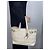 Christian Dior Borsa Dior in tela / pelle crema 268 Crudo - vista 9